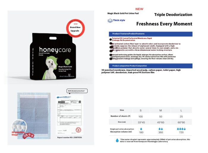 honeycare品牌手册-28p_12 honeycare Pet urine pad