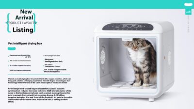Pet smart drying box