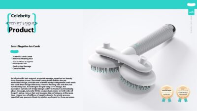 Smart negative ion comb